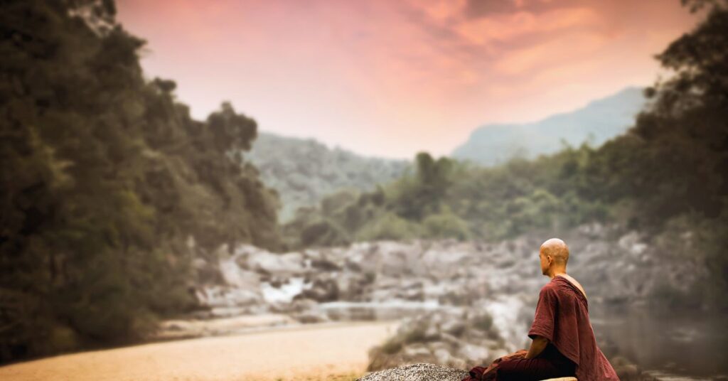 Outdoor meditation