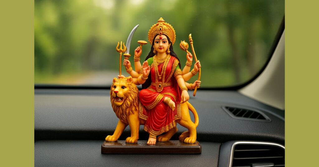 durga maa can be best for car dashboard idol